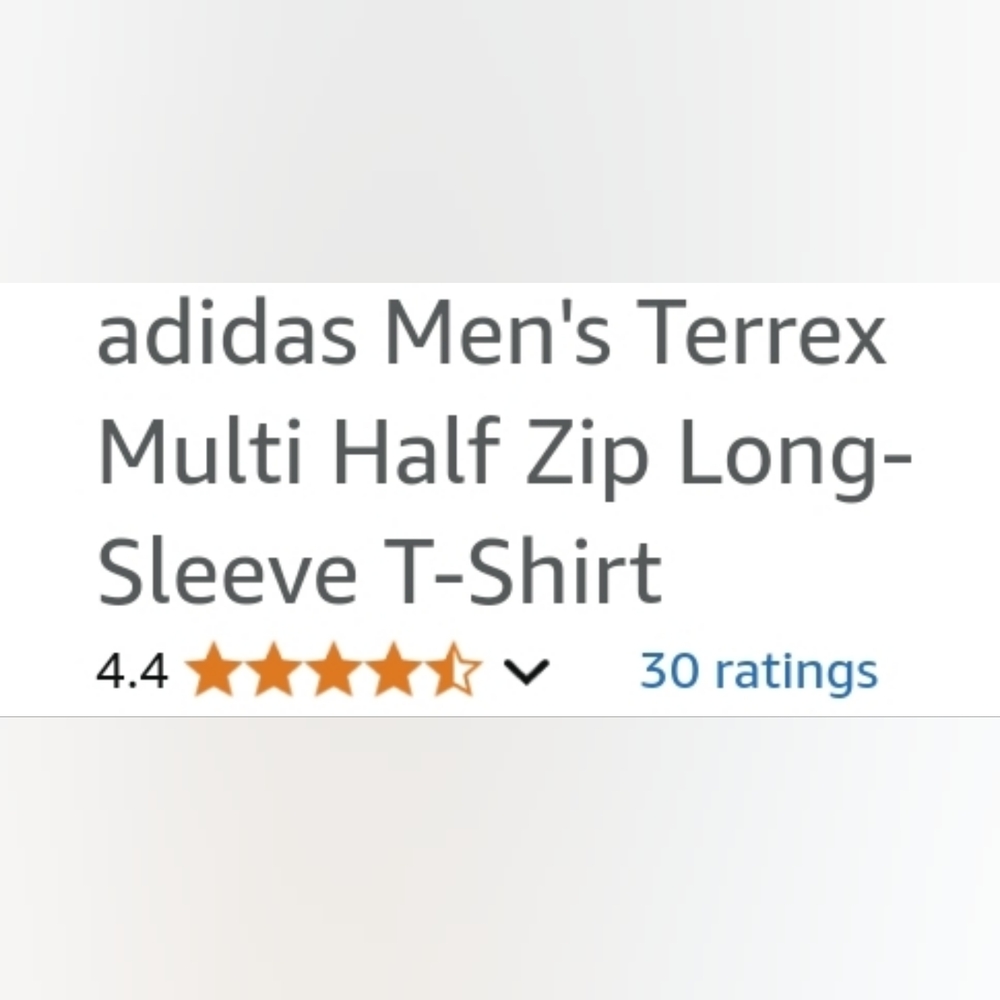 adidas Men's Terrex Multi Half Zip Long-Sleeve T-Shirt, Semi Impact Orange, Med - Picture 8 of 10